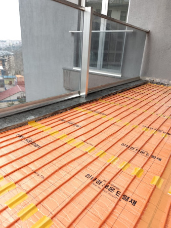 Kapalı balkon seramik altı ısıtma (Üsküdar/İstanbul)